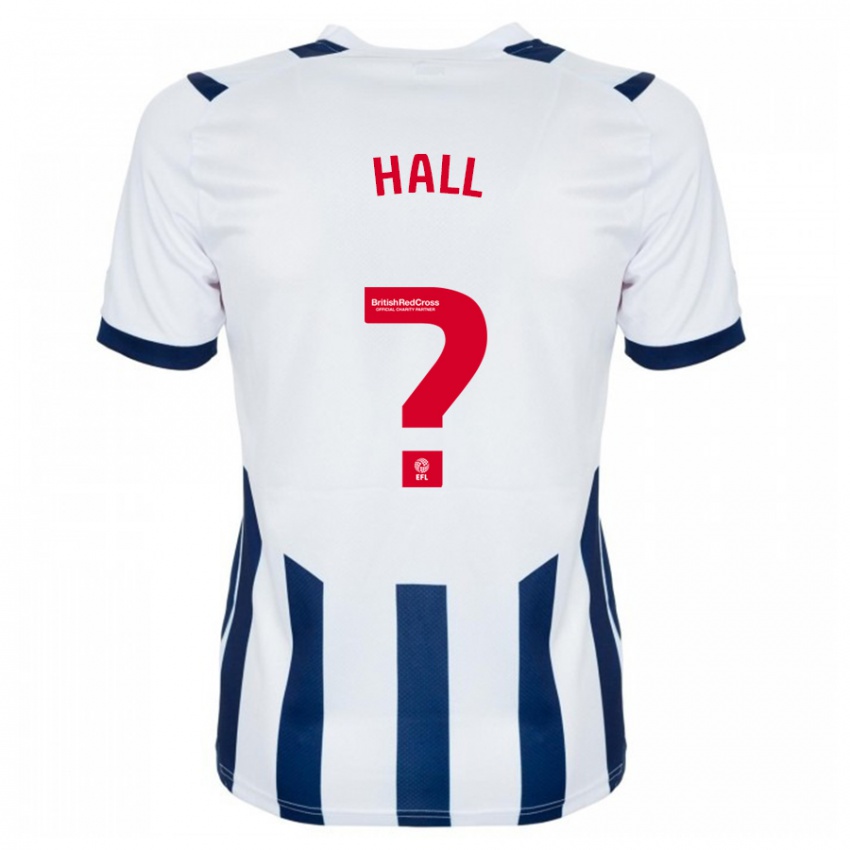 Børn Reece Hall #0 Hvid Hjemmebane Spillertrøjer 2023/24 Trøje T-Shirt