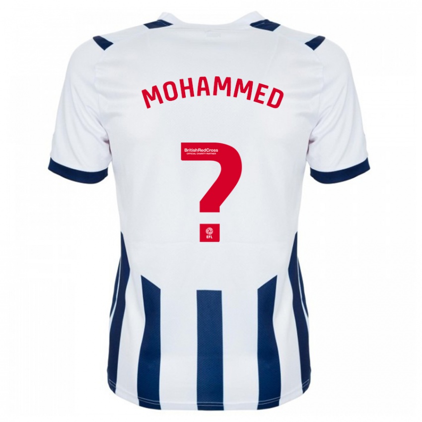 Børn Jamal Mohammed #0 Hvid Hjemmebane Spillertrøjer 2023/24 Trøje T-Shirt