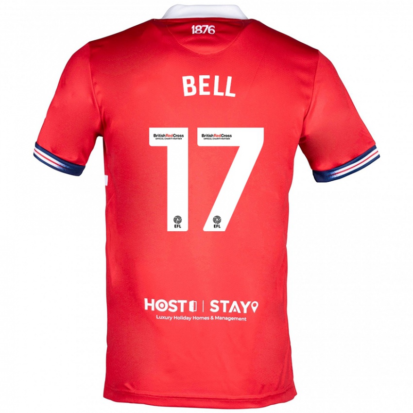 Børn Millie Bell #17 Rød Hjemmebane Spillertrøjer 2023/24 Trøje T-Shirt