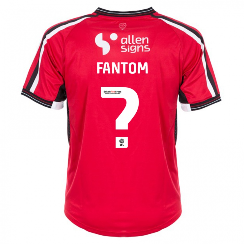 Børn Tilly Fantom #0 Rød Hjemmebane Spillertrøjer 2023/24 Trøje T-Shirt