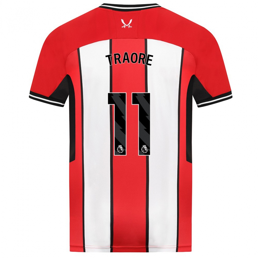 Børn Bénie Traoré #11 Rød Hjemmebane Spillertrøjer 2023/24 Trøje T-Shirt