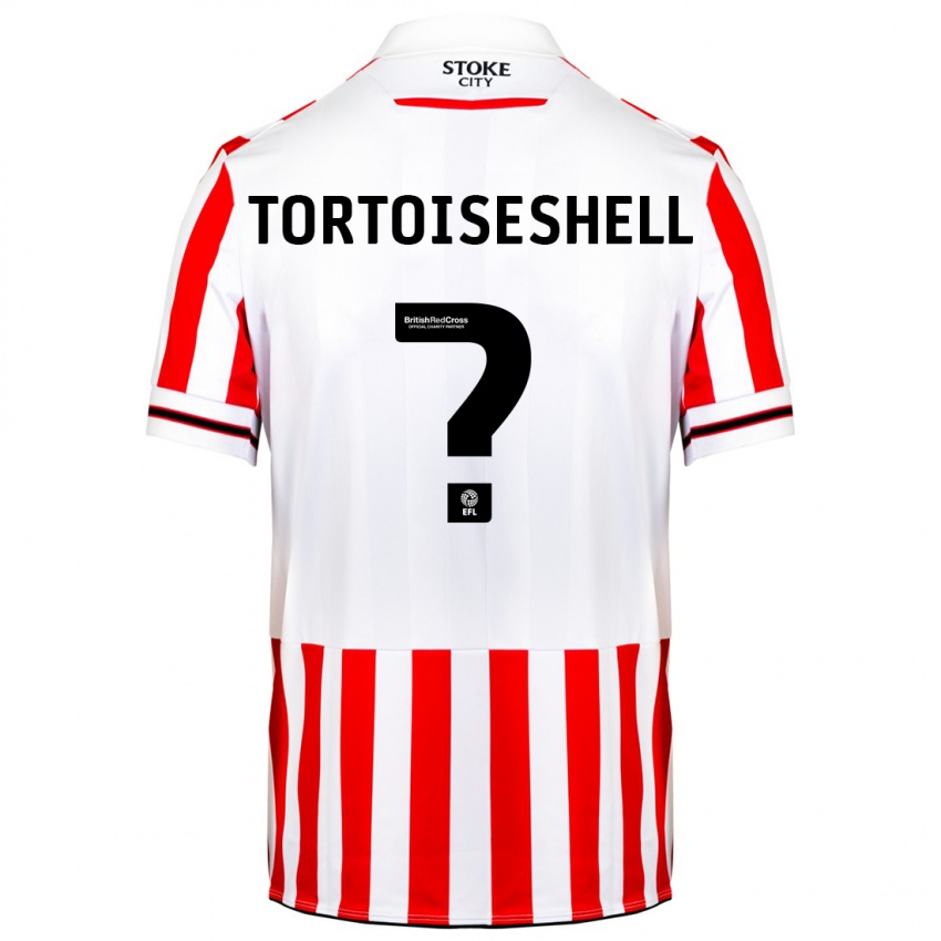 Børn Jenson Tortoiseshell #0 Rød Hvid Hjemmebane Spillertrøjer 2023/24 Trøje T-Shirt