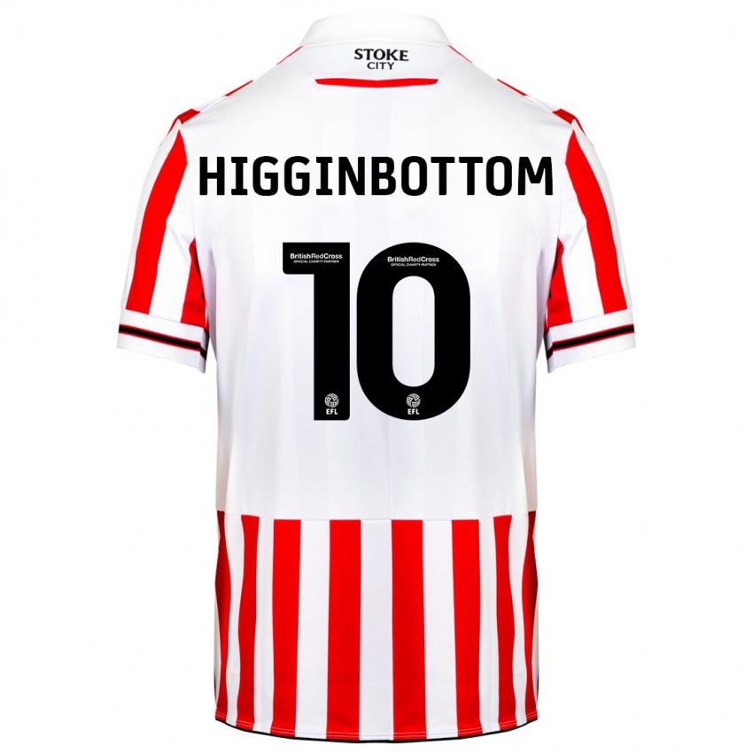Børn Alice Higginbottom #10 Rød Hvid Hjemmebane Spillertrøjer 2023/24 Trøje T-Shirt
