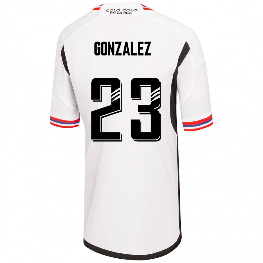 Børn Ramiro González #23 Hvid Hjemmebane Spillertrøjer 2023/24 Trøje T-Shirt