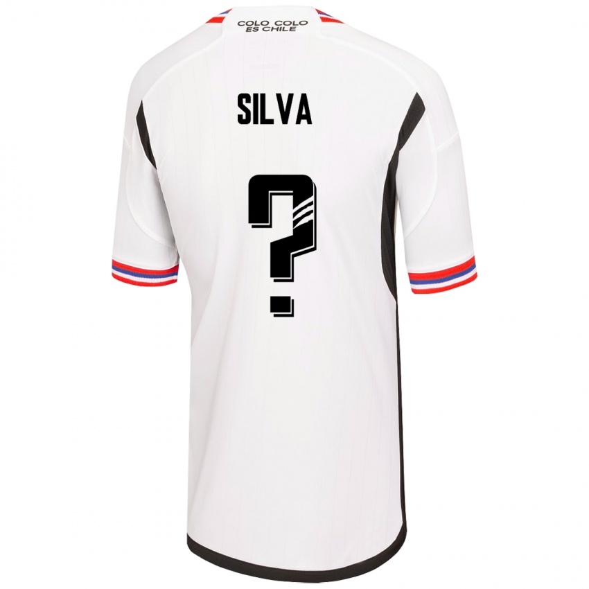 Børn Bastián Silva #0 Hvid Hjemmebane Spillertrøjer 2023/24 Trøje T-Shirt