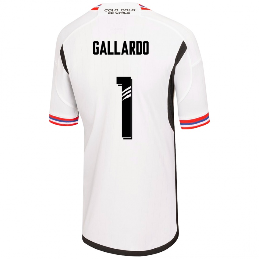Børn Alexia Gallardo #1 Hvid Hjemmebane Spillertrøjer 2023/24 Trøje T-Shirt