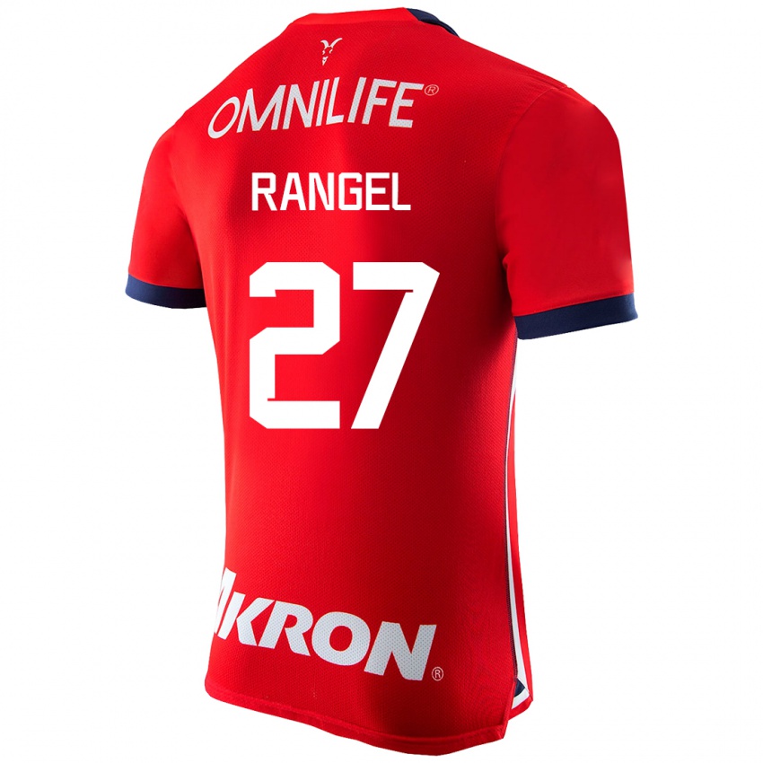 Børn José Rangel #27 Rød Hjemmebane Spillertrøjer 2023/24 Trøje T-Shirt