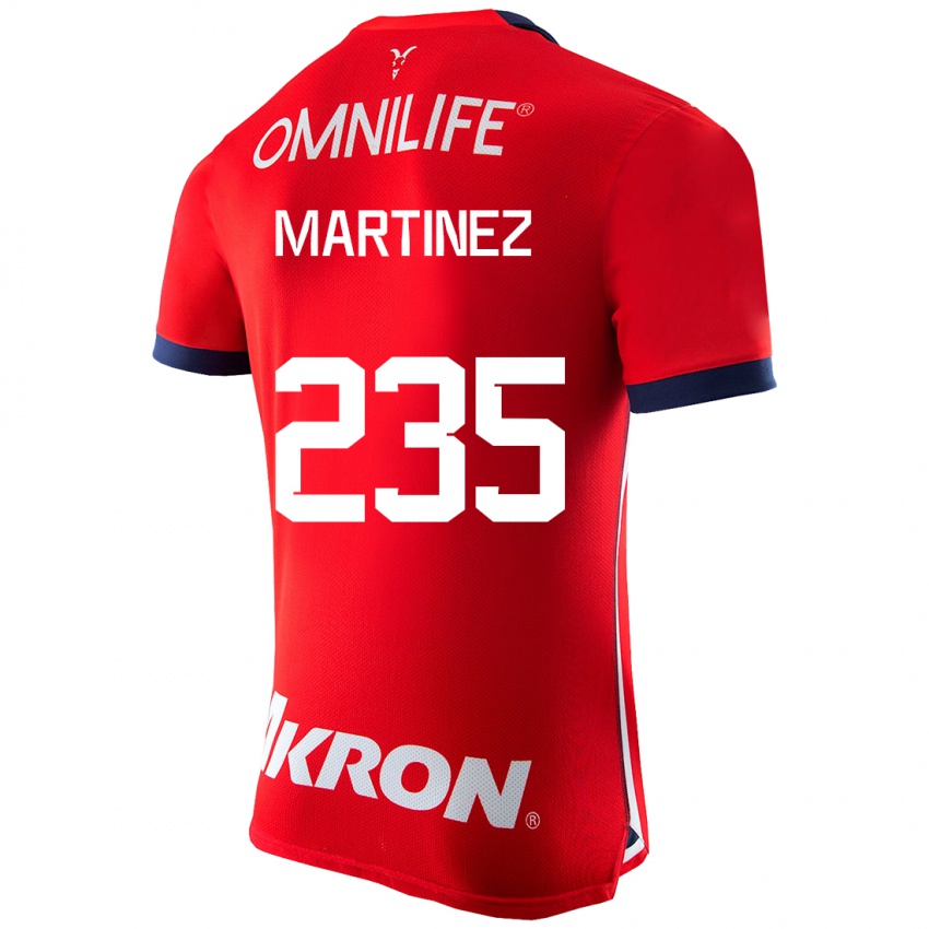 Børn Isaac Martínez #235 Rød Hjemmebane Spillertrøjer 2023/24 Trøje T-Shirt