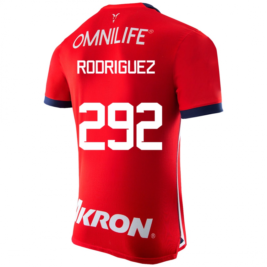 Børn Emiliano Rodríguez #292 Rød Hjemmebane Spillertrøjer 2023/24 Trøje T-Shirt