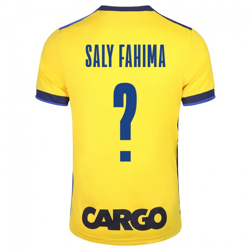 Børn Israel Saly Fahima #0 Gul Hjemmebane Spillertrøjer 2023/24 Trøje T-Shirt