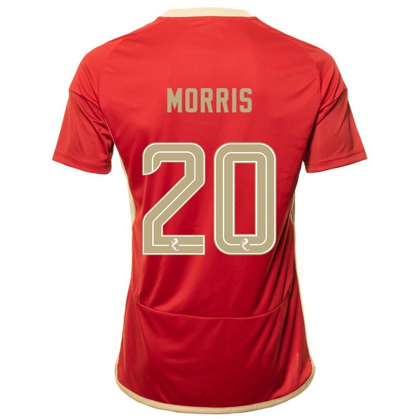 Børn Shayden Morris #20 Rød Hjemmebane Spillertrøjer 2023/24 Trøje T-Shirt