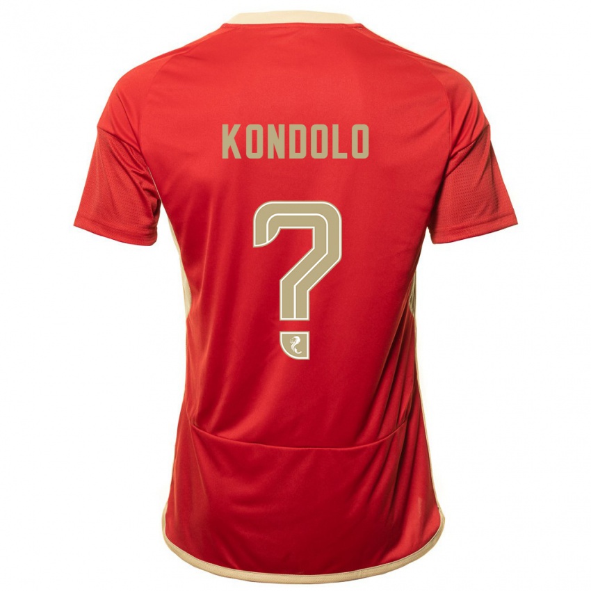 Børn Christovie Kondolo #0 Rød Hjemmebane Spillertrøjer 2023/24 Trøje T-Shirt