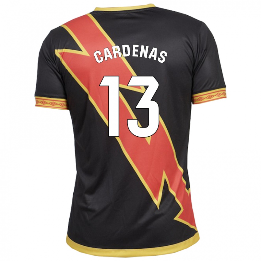 Børn Dani Cárdenas #13 Sort Udebane Spillertrøjer 2023/24 Trøje T-Shirt