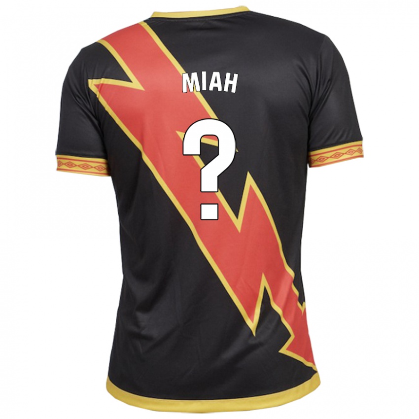 Børn Zidan Miah #0 Sort Udebane Spillertrøjer 2023/24 Trøje T-Shirt