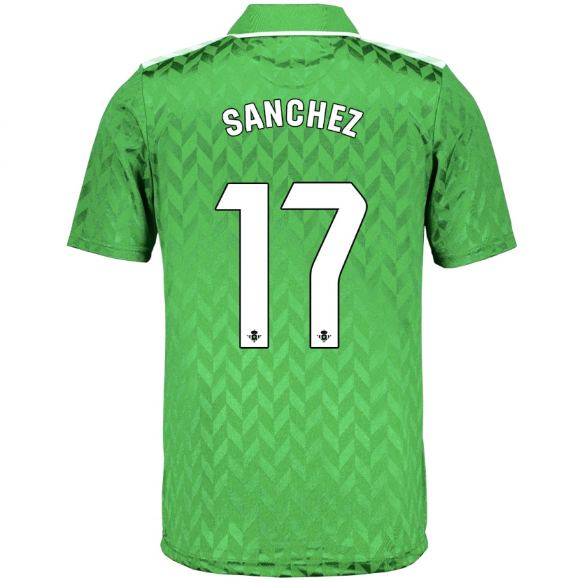 Børn Rodri Sánchez #17 Grøn Udebane Spillertrøjer 2023/24 Trøje T-Shirt