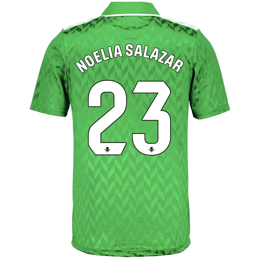 Børn Noelia Salazar #23 Grøn Udebane Spillertrøjer 2023/24 Trøje T-Shirt