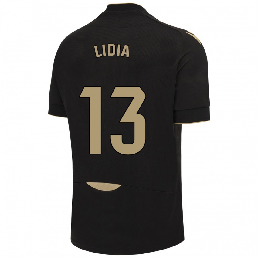 Børn Lidia Rincón García #13 Sort Udebane Spillertrøjer 2023/24 Trøje T-Shirt