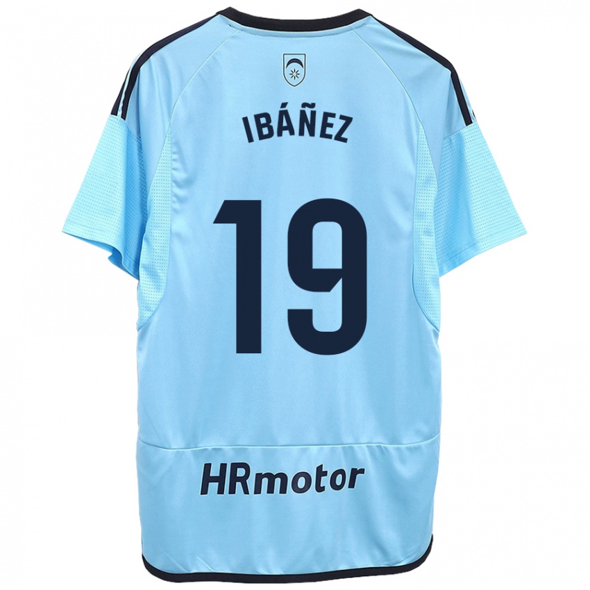 Børn Pablo Ibáñez #19 Blå Udebane Spillertrøjer 2023/24 Trøje T-Shirt