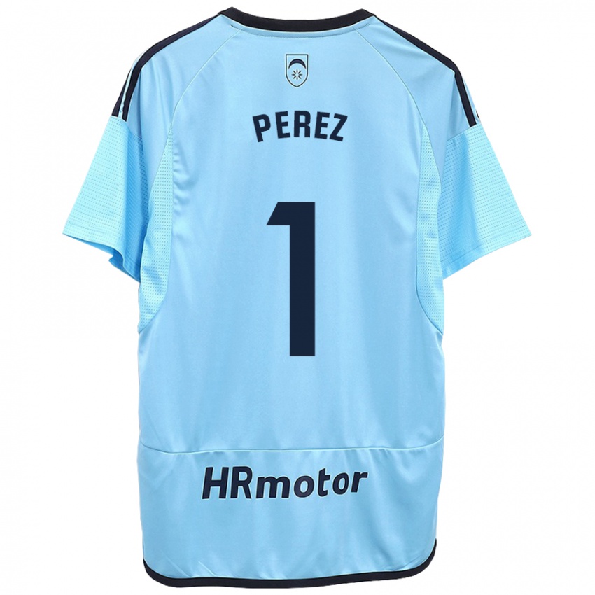 Børn Silvia Pérez Fernández De Romarategui #1 Blå Udebane Spillertrøjer 2023/24 Trøje T-Shirt