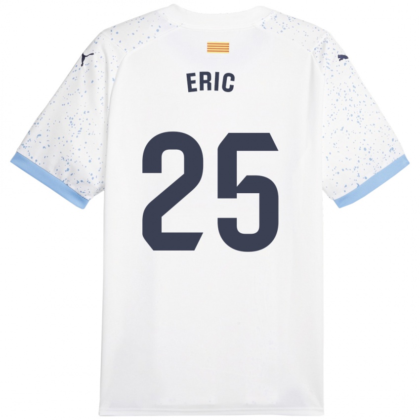 Børn Eric Garcia #25 Hvid Udebane Spillertrøjer 2023/24 Trøje T-Shirt