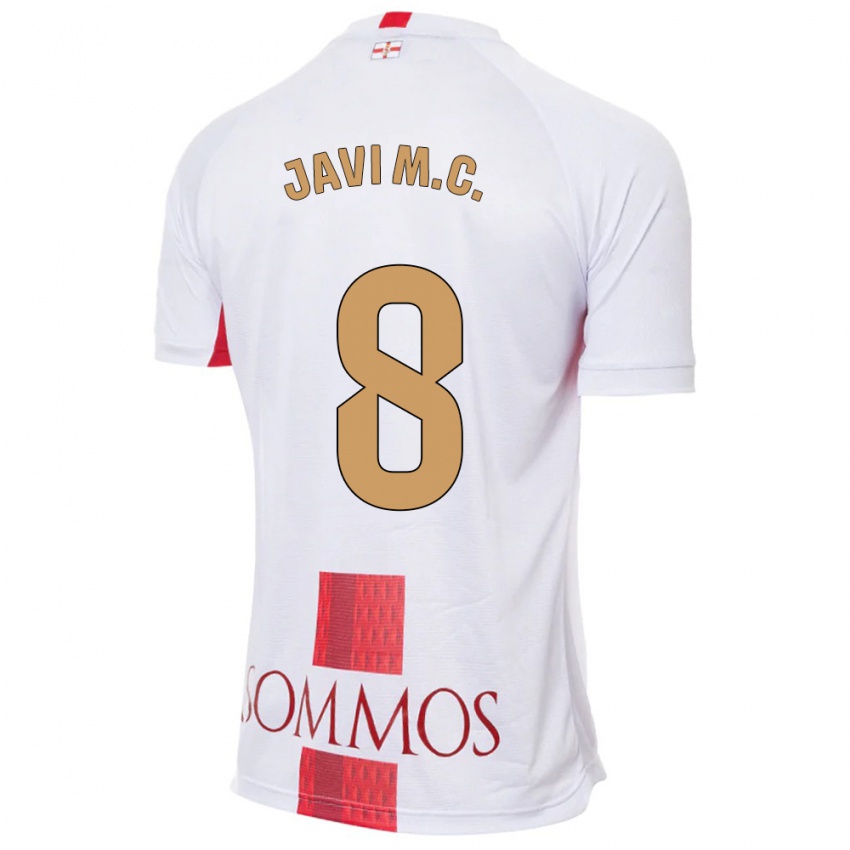 Børn Javi Martínez #8 Hvid Udebane Spillertrøjer 2023/24 Trøje T-Shirt