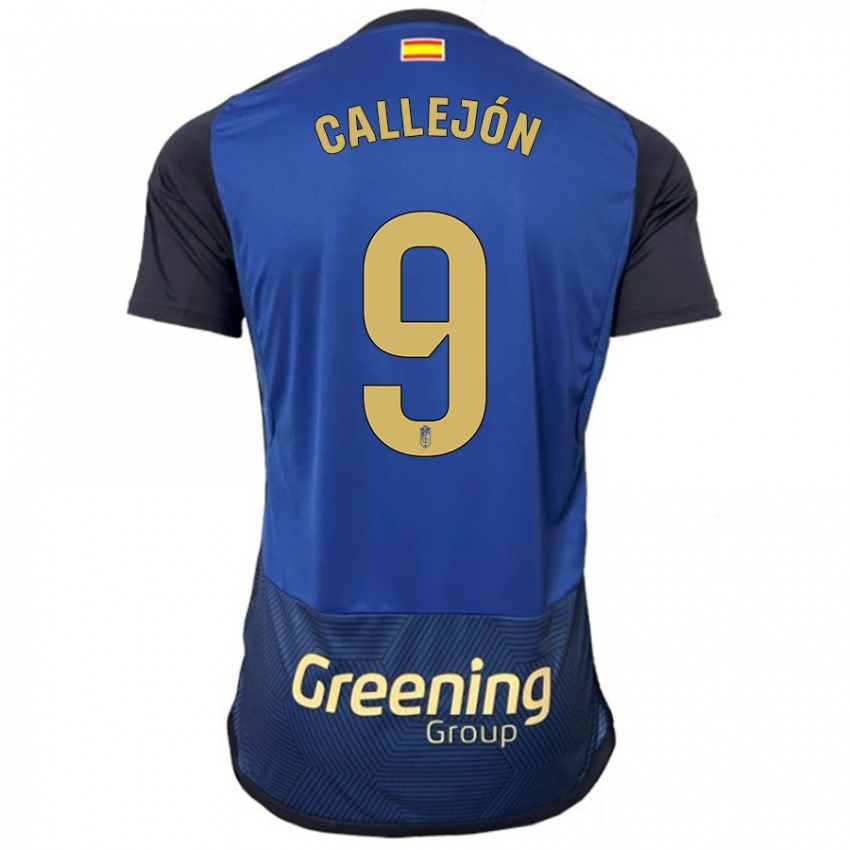 Børn José Callejón #9 Flåde Udebane Spillertrøjer 2023/24 Trøje T-Shirt