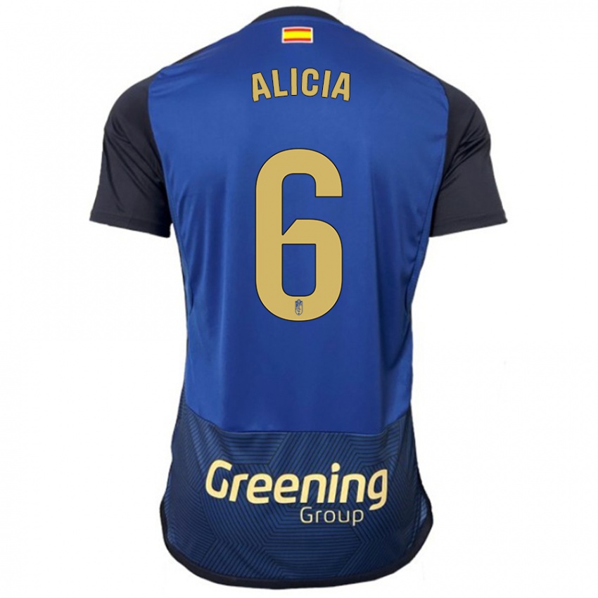 Børn Alicia #6 Flåde Udebane Spillertrøjer 2023/24 Trøje T-Shirt