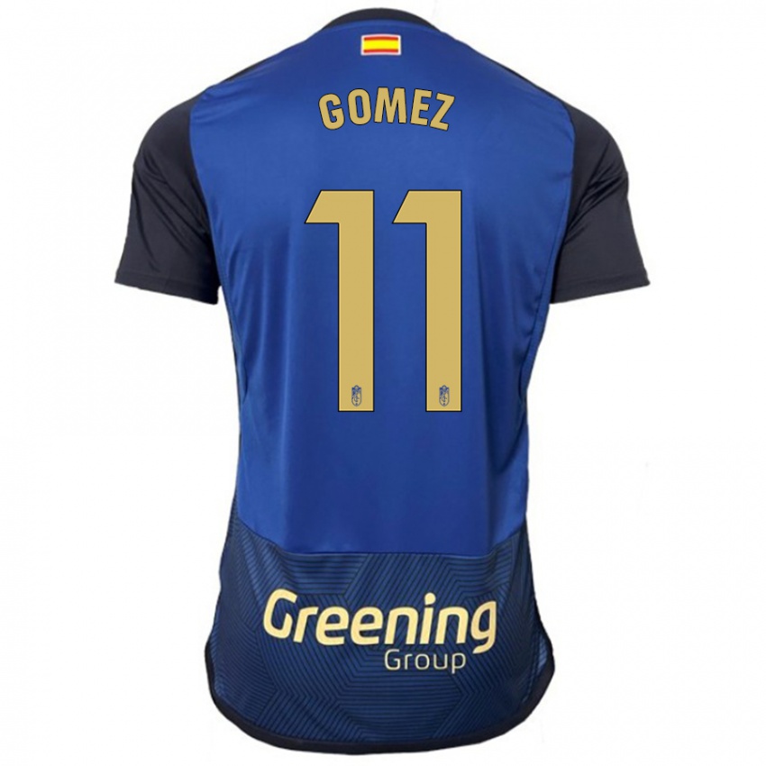 Børn Andrea Gómez #11 Flåde Udebane Spillertrøjer 2023/24 Trøje T-Shirt