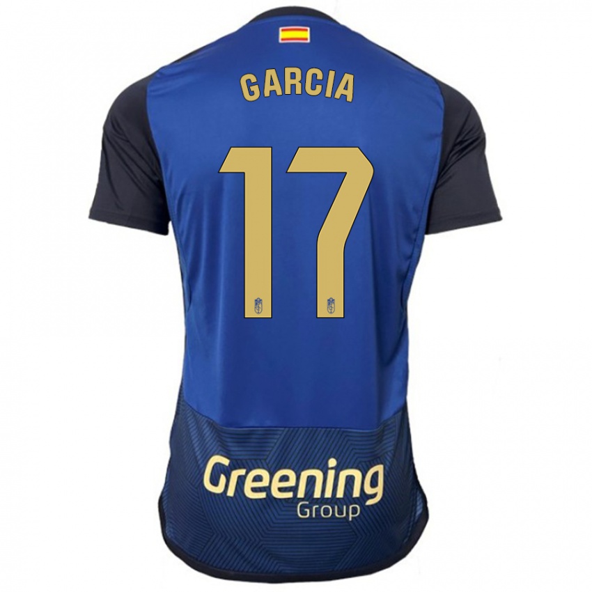 Børn Naima García #17 Flåde Udebane Spillertrøjer 2023/24 Trøje T-Shirt