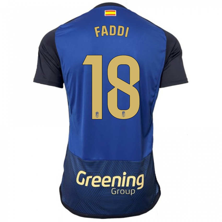 Børn Inés Faddi #18 Flåde Udebane Spillertrøjer 2023/24 Trøje T-Shirt