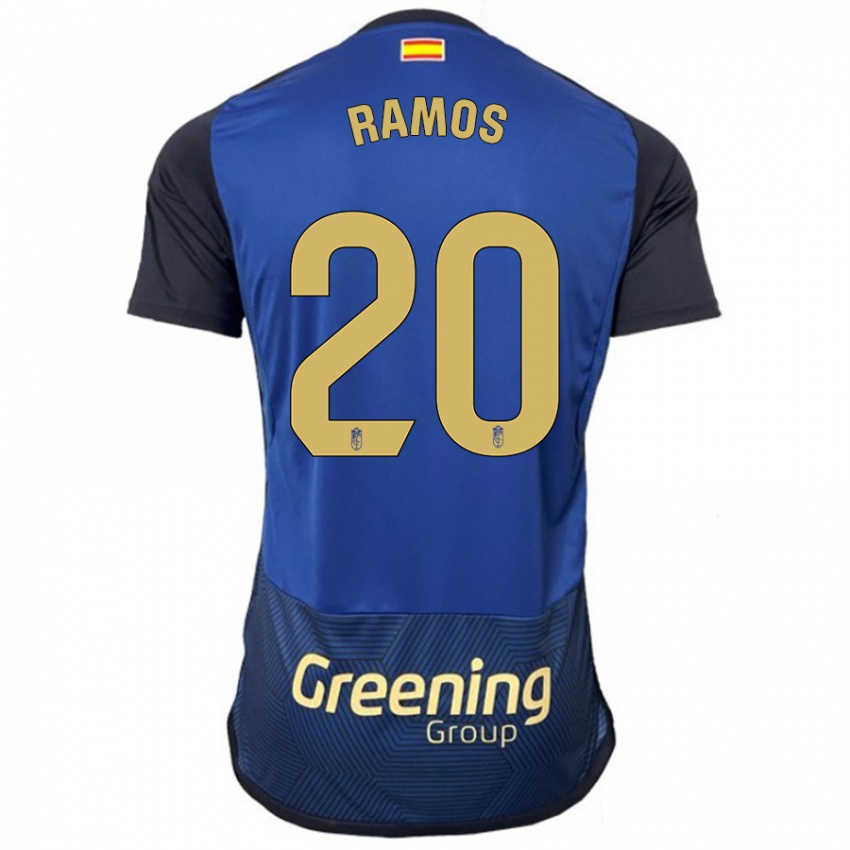 Børn Lucía Ramos #20 Flåde Udebane Spillertrøjer 2023/24 Trøje T-Shirt