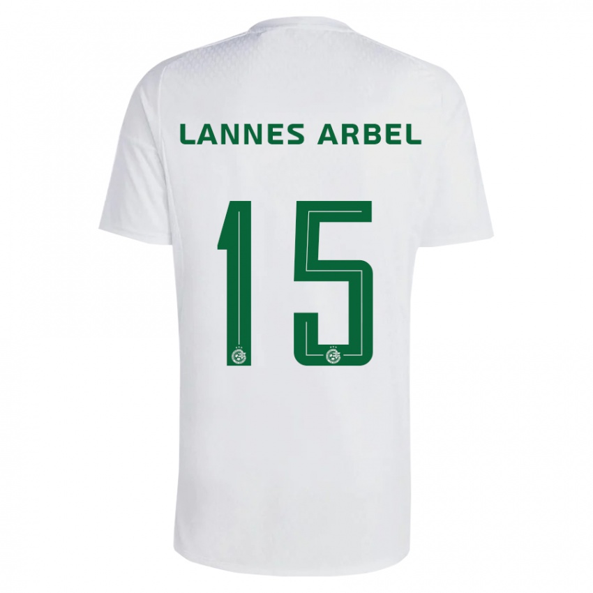 Børn Tomer Lannes Arbel #15 Grøn Blå Udebane Spillertrøjer 2023/24 Trøje T-Shirt