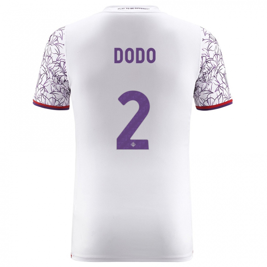 Børn Dodô #2 Hvid Udebane Spillertrøjer 2023/24 Trøje T-Shirt