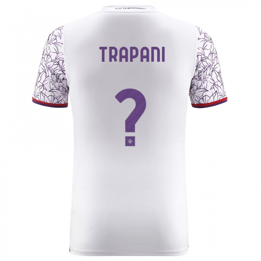 Børn Niccolò Trapani #0 Hvid Udebane Spillertrøjer 2023/24 Trøje T-Shirt