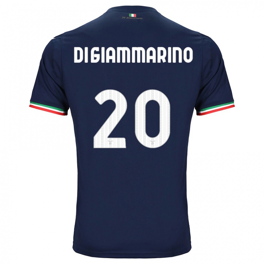 Børn Virginia Di Giammarino #20 Flåde Udebane Spillertrøjer 2023/24 Trøje T-Shirt