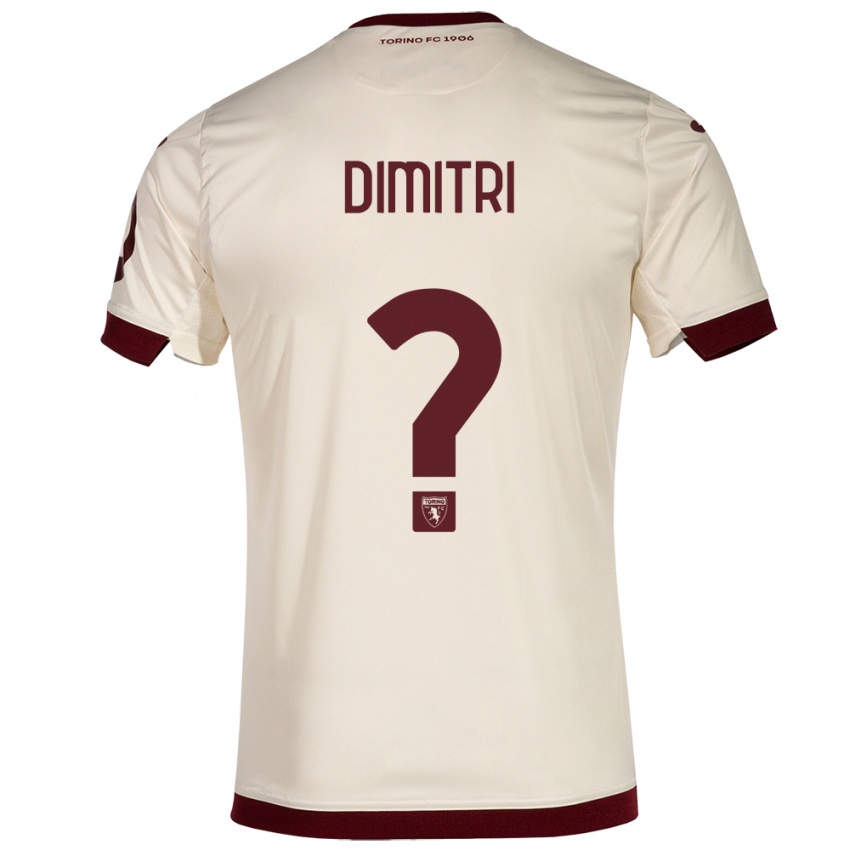 Børn Matteo Dimitri #0 Champagne Udebane Spillertrøjer 2023/24 Trøje T-Shirt