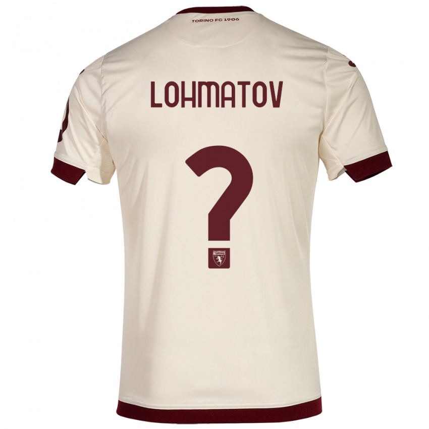 Børn Aleksandr Lohmatov #0 Champagne Udebane Spillertrøjer 2023/24 Trøje T-Shirt