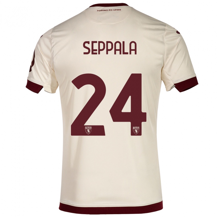 Børn Rosa Lappi-Seppälä #24 Champagne Udebane Spillertrøjer 2023/24 Trøje T-Shirt