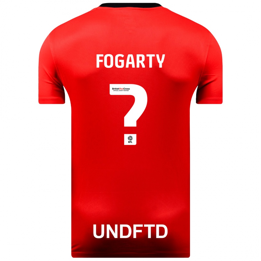 Børn Tom Fogarty #0 Rød Udebane Spillertrøjer 2023/24 Trøje T-Shirt