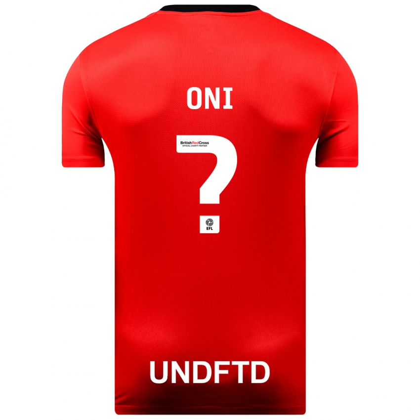 Børn Ifeoluwa Oni #0 Rød Udebane Spillertrøjer 2023/24 Trøje T-Shirt