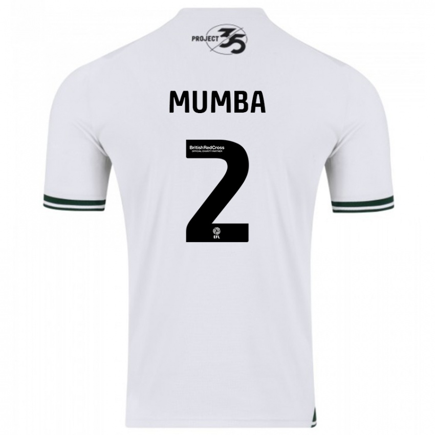 Børn Bali Mumba #2 Hvid Udebane Spillertrøjer 2023/24 Trøje T-Shirt