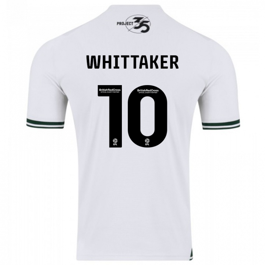 Børn Morgan Whittaker #10 Hvid Udebane Spillertrøjer 2023/24 Trøje T-Shirt