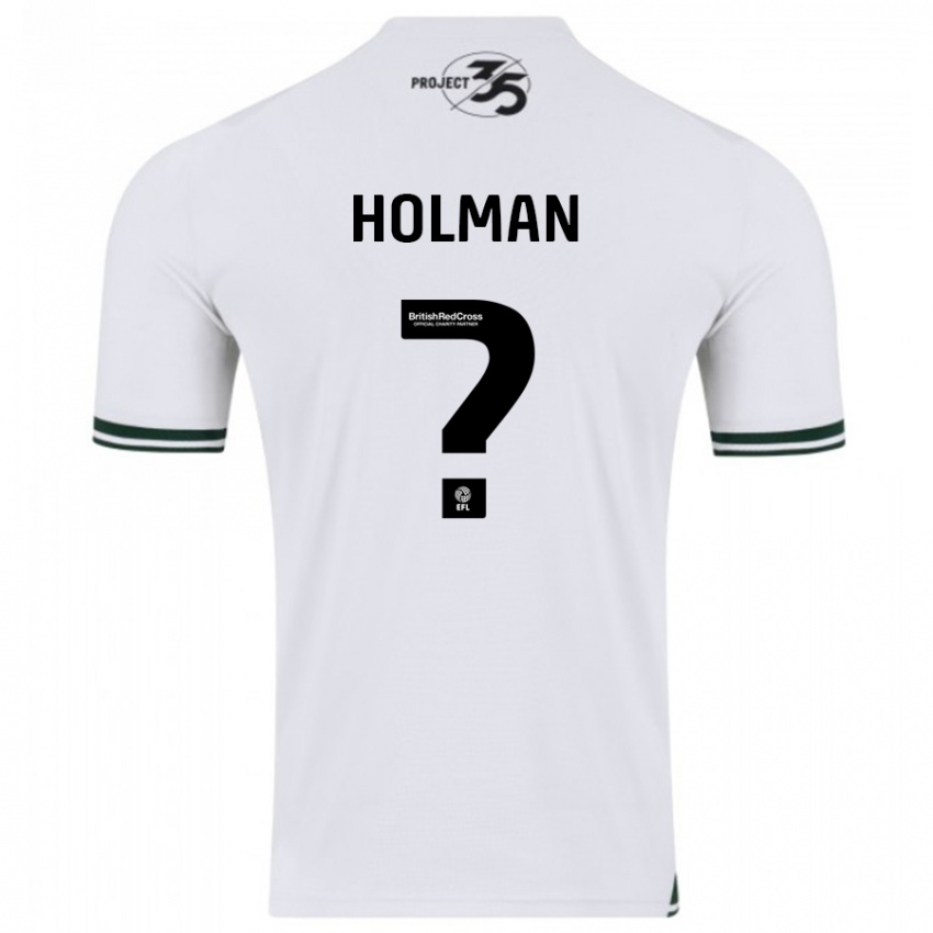 Børn Daniel Holman #0 Hvid Udebane Spillertrøjer 2023/24 Trøje T-Shirt