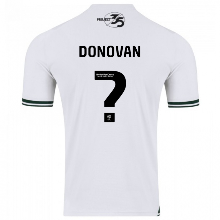 Børn Henry Donovan #0 Hvid Udebane Spillertrøjer 2023/24 Trøje T-Shirt