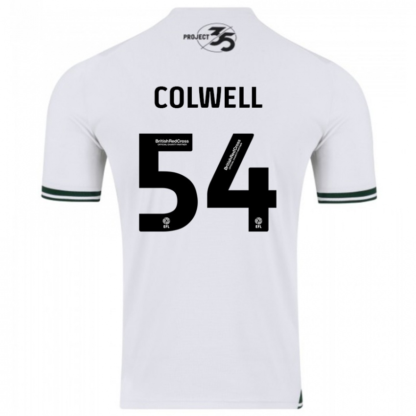 Børn Lewis Colwell #54 Hvid Udebane Spillertrøjer 2023/24 Trøje T-Shirt