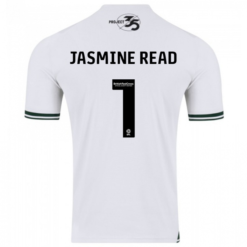 Børn Jasmine Read #1 Hvid Udebane Spillertrøjer 2023/24 Trøje T-Shirt