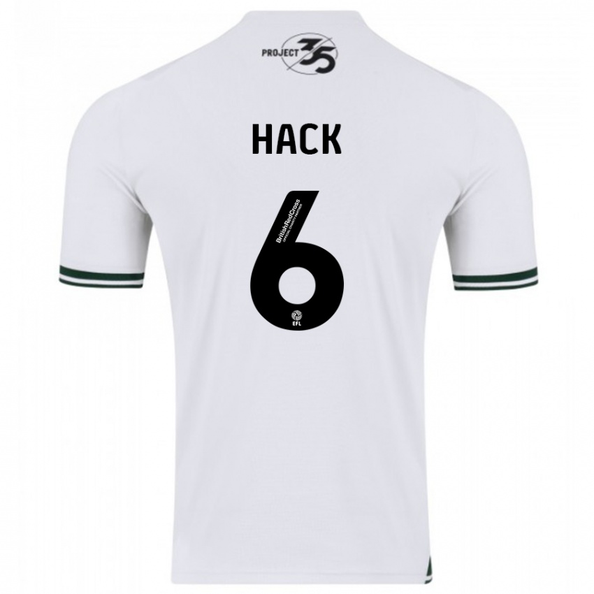 Børn Lucy Hack #6 Hvid Udebane Spillertrøjer 2023/24 Trøje T-Shirt