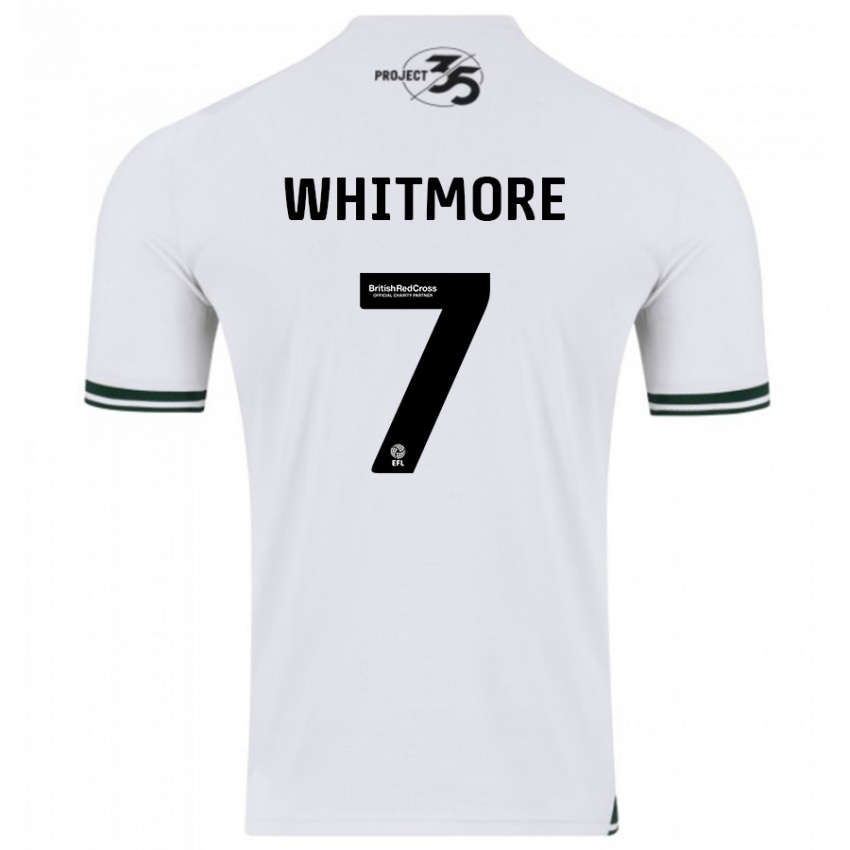 Børn Charlotte Whitmore #7 Hvid Udebane Spillertrøjer 2023/24 Trøje T-Shirt