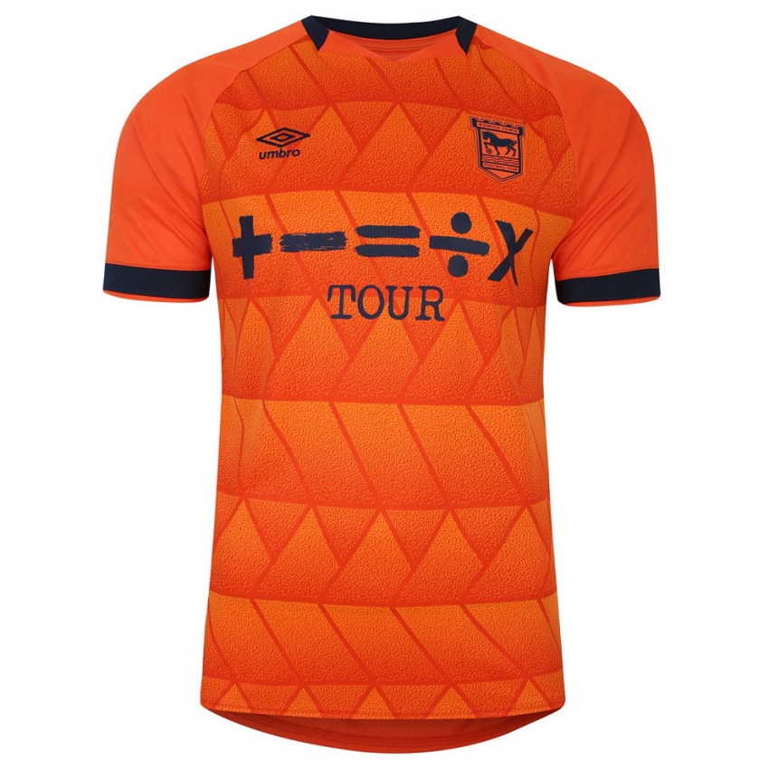 Børn Antoni Bort #0 Appelsin Udebane Spillertrøjer 2023/24 Trøje T-Shirt