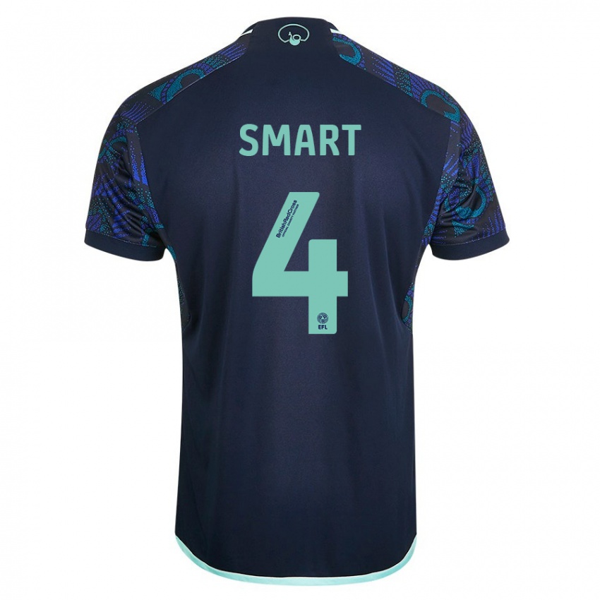 Børn Olivia Smart #4 Blå Udebane Spillertrøjer 2023/24 Trøje T-Shirt
